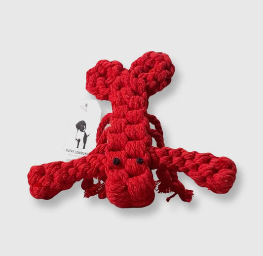 Lobster Rope Dog Toy