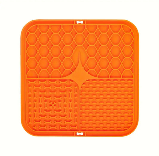 The Dog Lick Mat: Orange