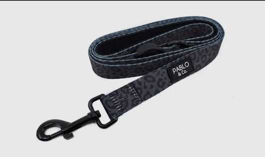 Black Leopard Leash